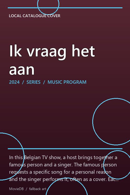 Ik vraag het aan poster