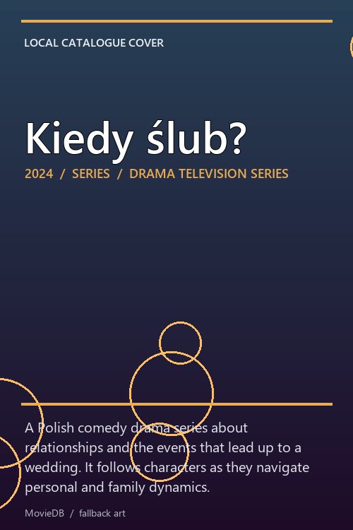 Kiedy ślub? poster