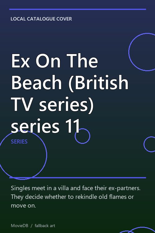 Ex On The Beach (British TV series) series 11 poster