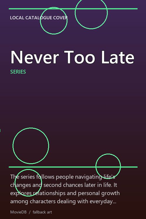 Never Too Late poster