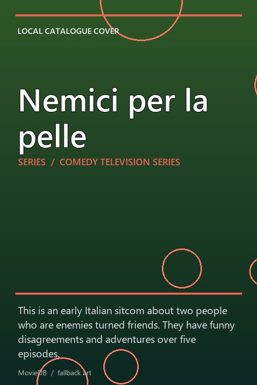 Nemici per la pelle poster