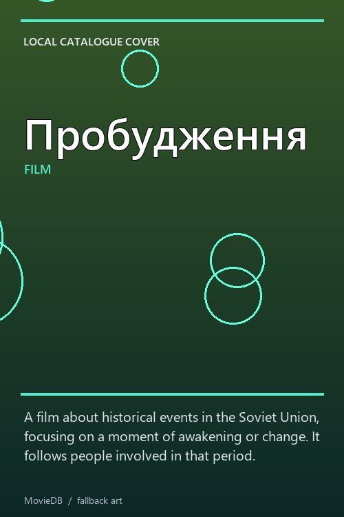 Пробудження poster