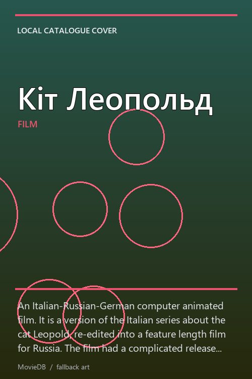 Кіт Леопольд poster