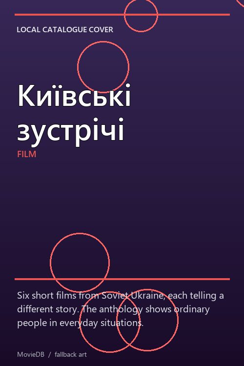Київські зустрічі poster
