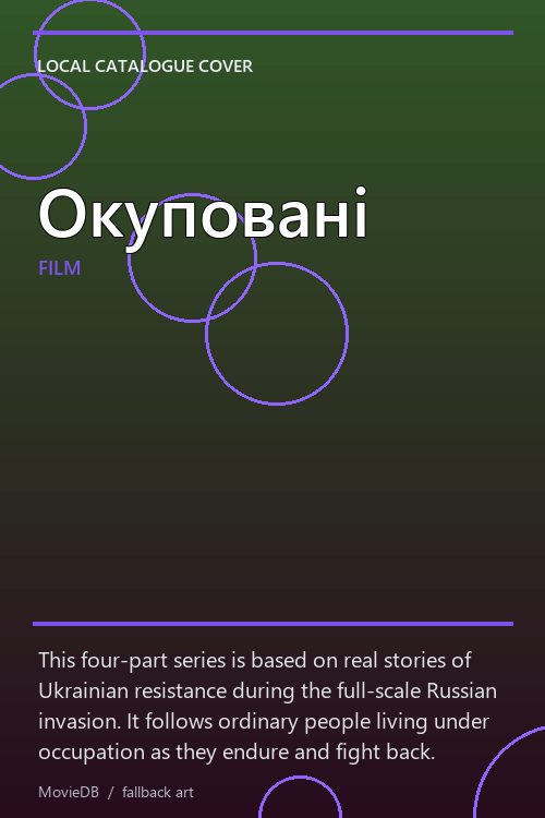 Окуповані poster