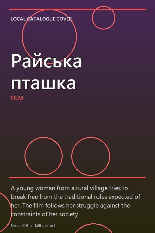 Райська пташка poster