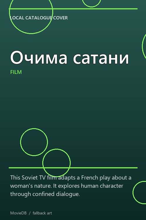 Очима сатани poster