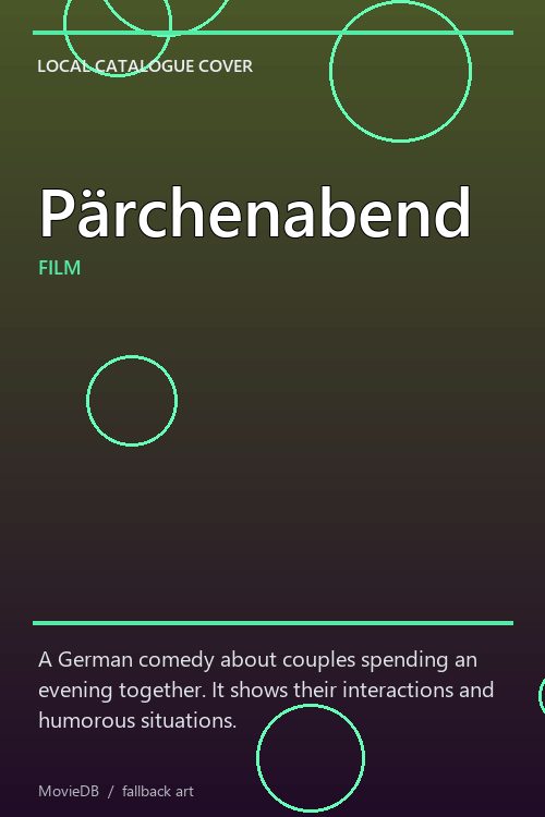 Pärchenabend poster