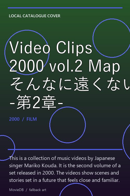 Video Clips 2000 vol.2 Map そんなに遠くない未来 -第2章- poster