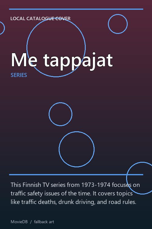 Me tappajat poster