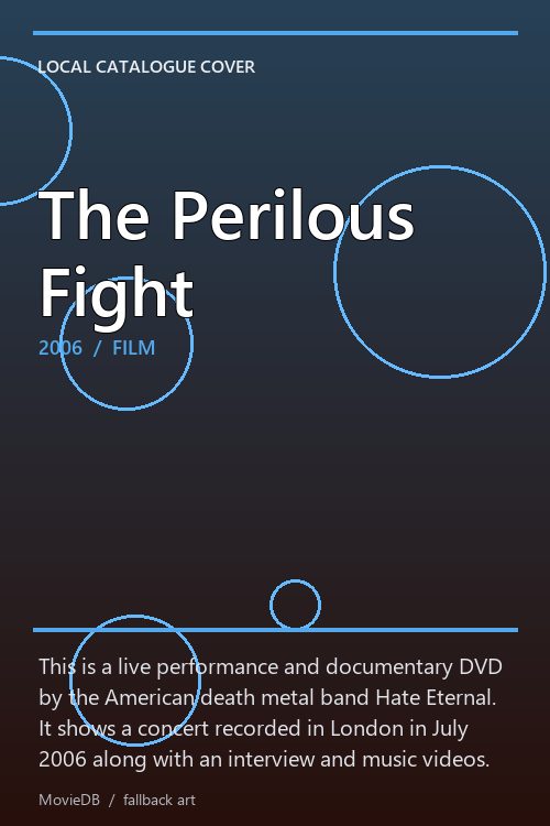 The Perilous Fight poster