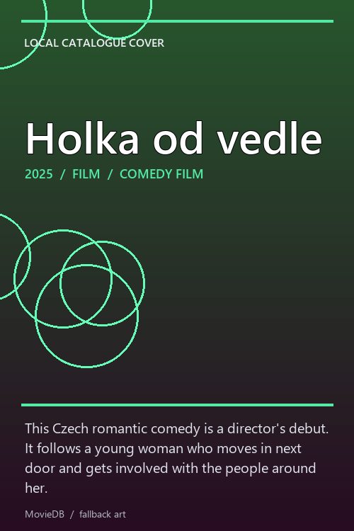 Holka od vedle poster
