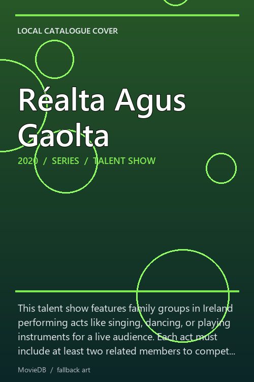 Réalta Agus Gaolta poster