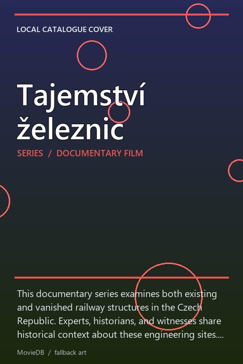 Tajemství železnic poster