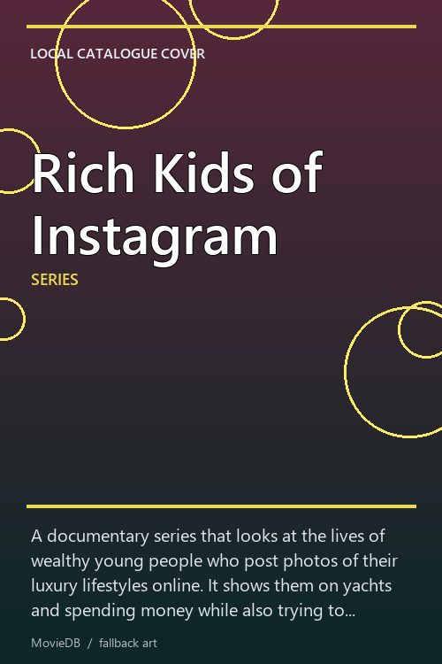 Rich Kids of Instagram poster