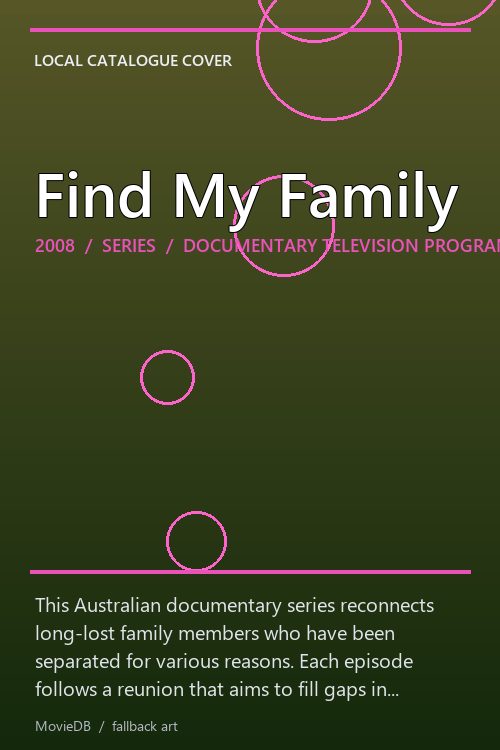Find My Family poster