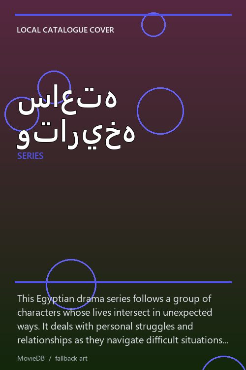 ساعته وتاريخه poster