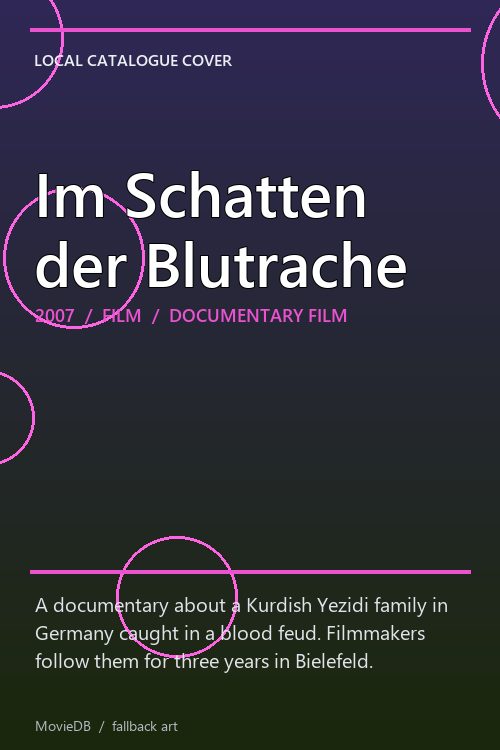 Im Schatten der Blutrache poster