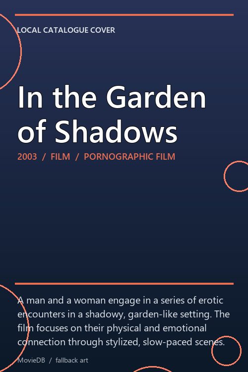 In the Garden of Shadows poster