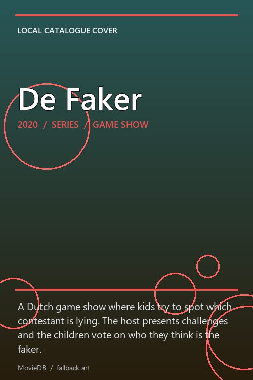 De Faker poster