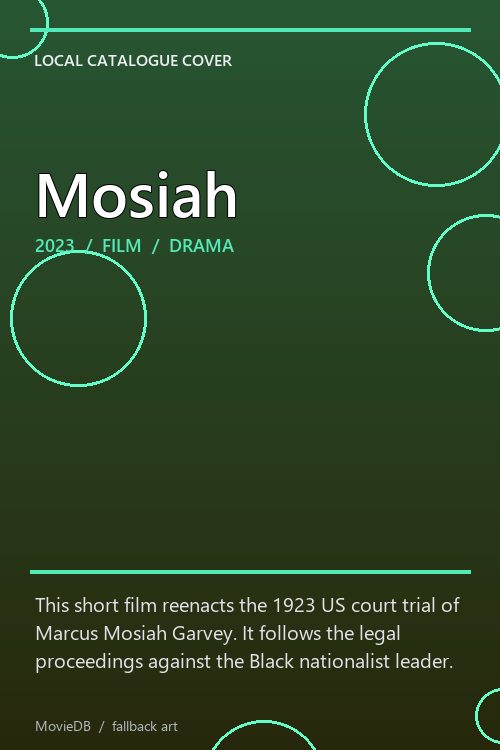 Mosiah poster