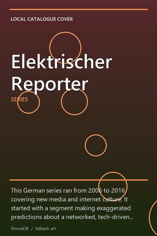 Elektrischer Reporter poster