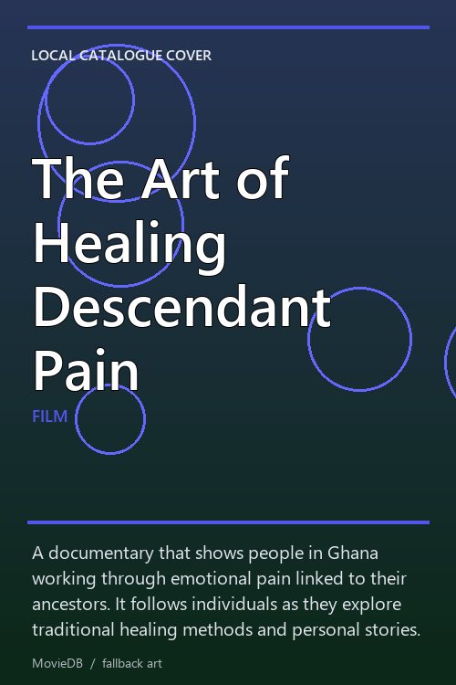 The Art of Healing Descendant Pain poster