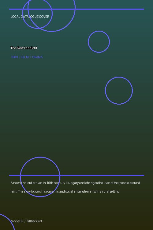 The New Landlord poster