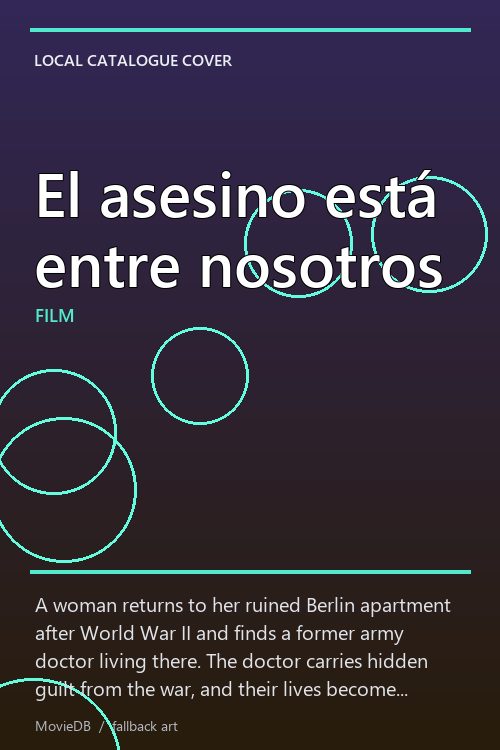 El asesino está entre nosotros poster