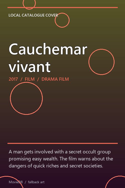 Cauchemar vivant poster