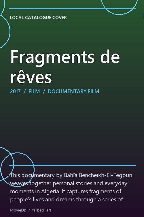 Fragments de rêves poster