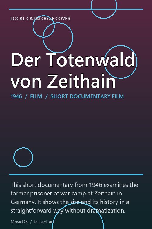 Der Totenwald von Zeithain poster