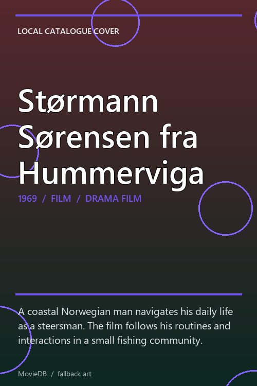 Størmann Sørensen fra Hummerviga poster