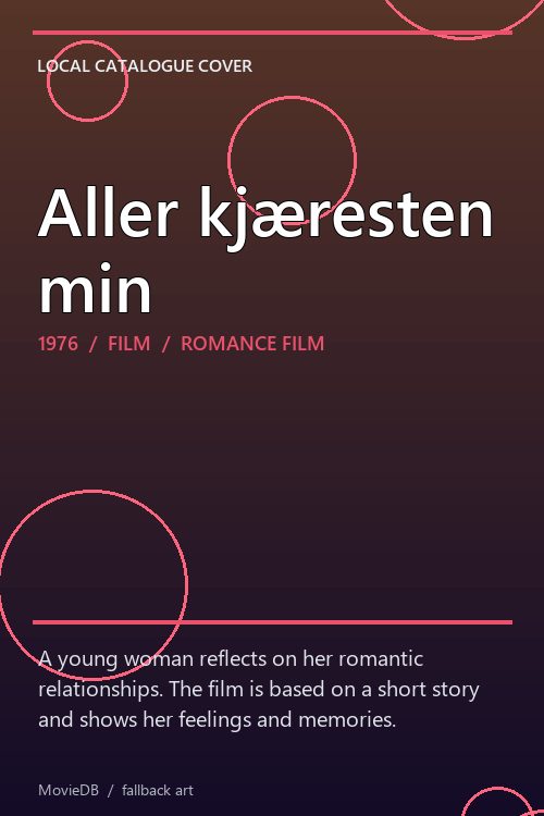 Aller kjæresten min poster