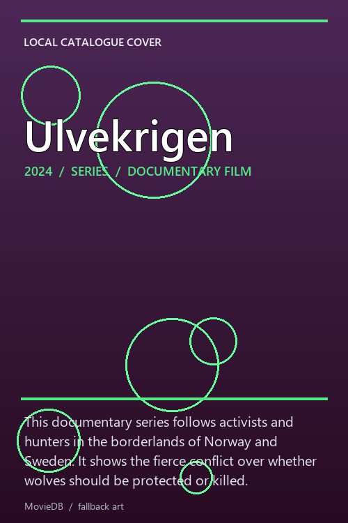 Ulvekrigen poster