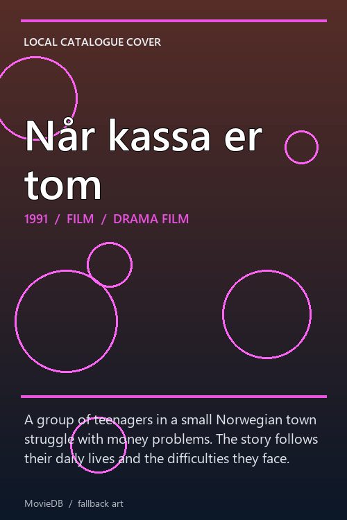 Når kassa er tom poster