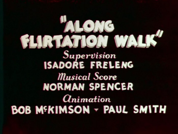 Along Flirtation Walk poster