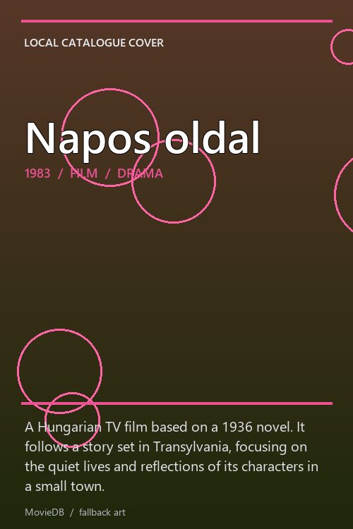 Napos oldal poster