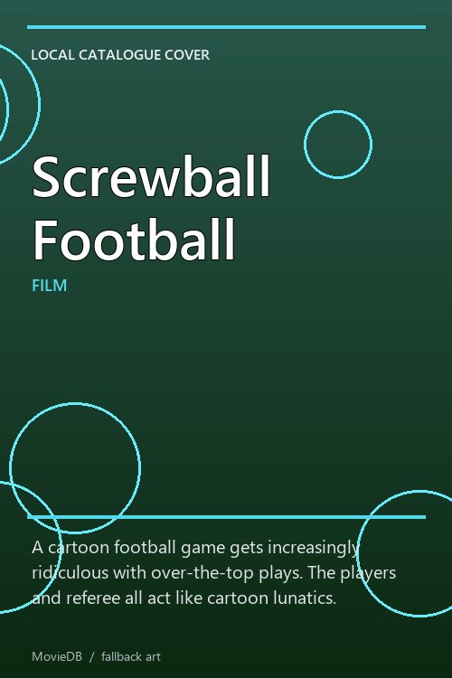 Screwball Football poster