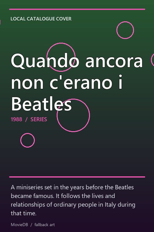 Quando ancora non c'erano i Beatles poster