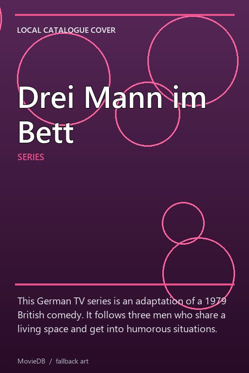 Drei Mann im Bett poster