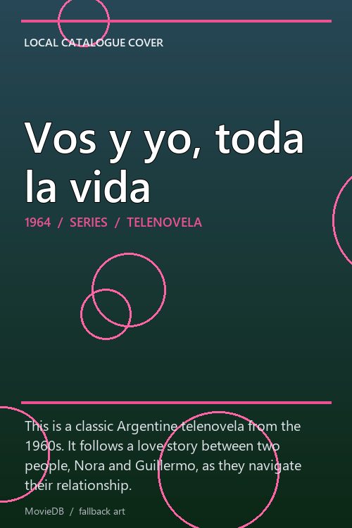 Vos y yo, toda la vida poster