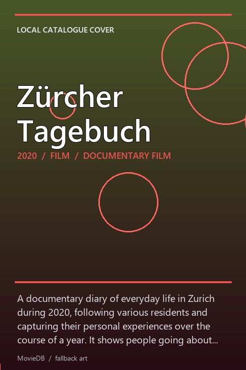 Zürcher Tagebuch poster