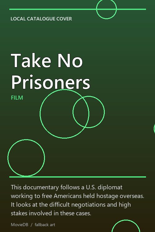 Take No Prisoners poster