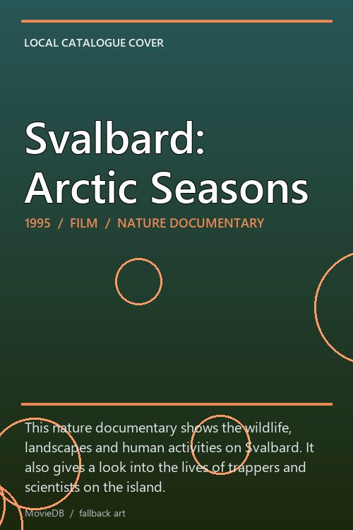 Svalbard: Arctic Seasons poster