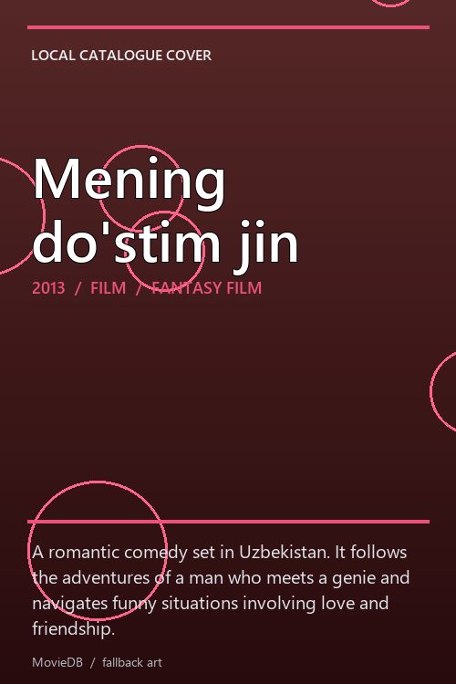 Mening do'stim jin poster