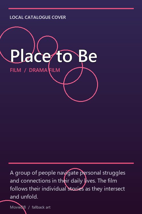 Place to Be poster