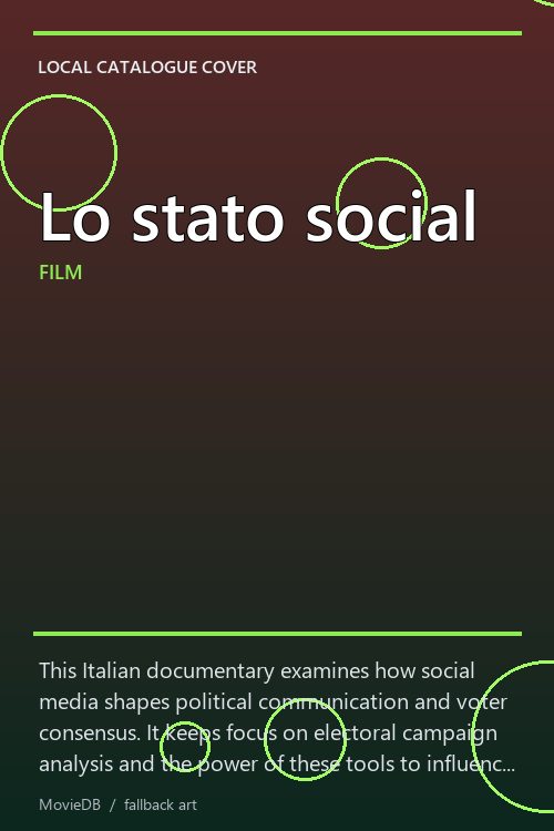 Lo stato social poster