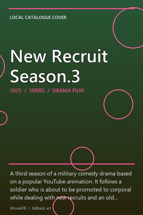 New Recruit Season.3 poster