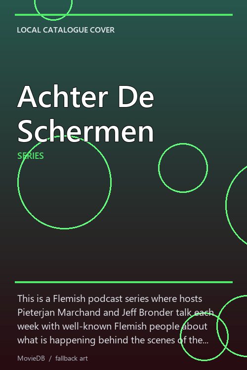 Achter De Schermen poster